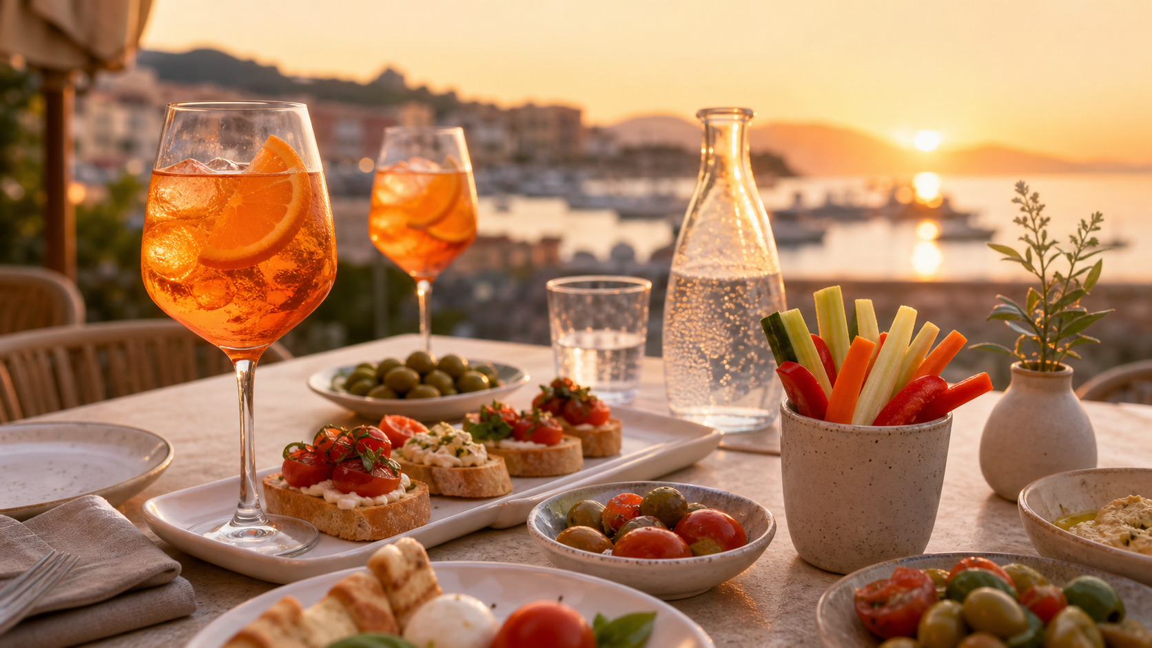 Aperitivo estivo: 10 scelte leggere senza fare la figura di quello a dieta