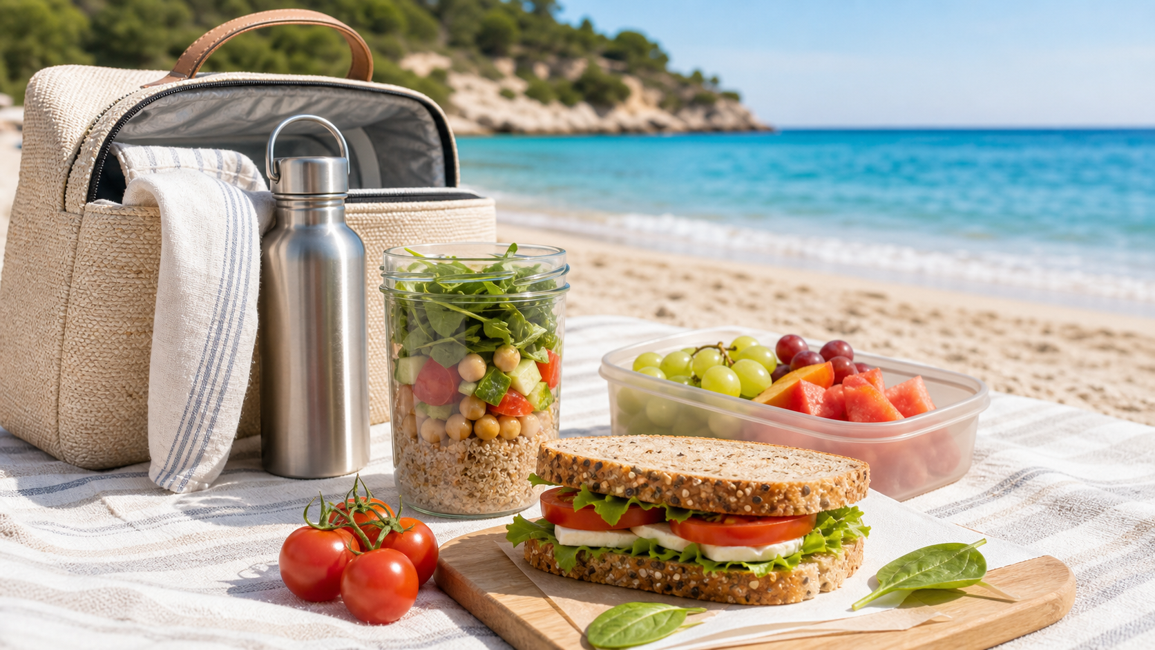 Pranzo in spiaggia: cosa portare per saziarsi senza appesantirsi