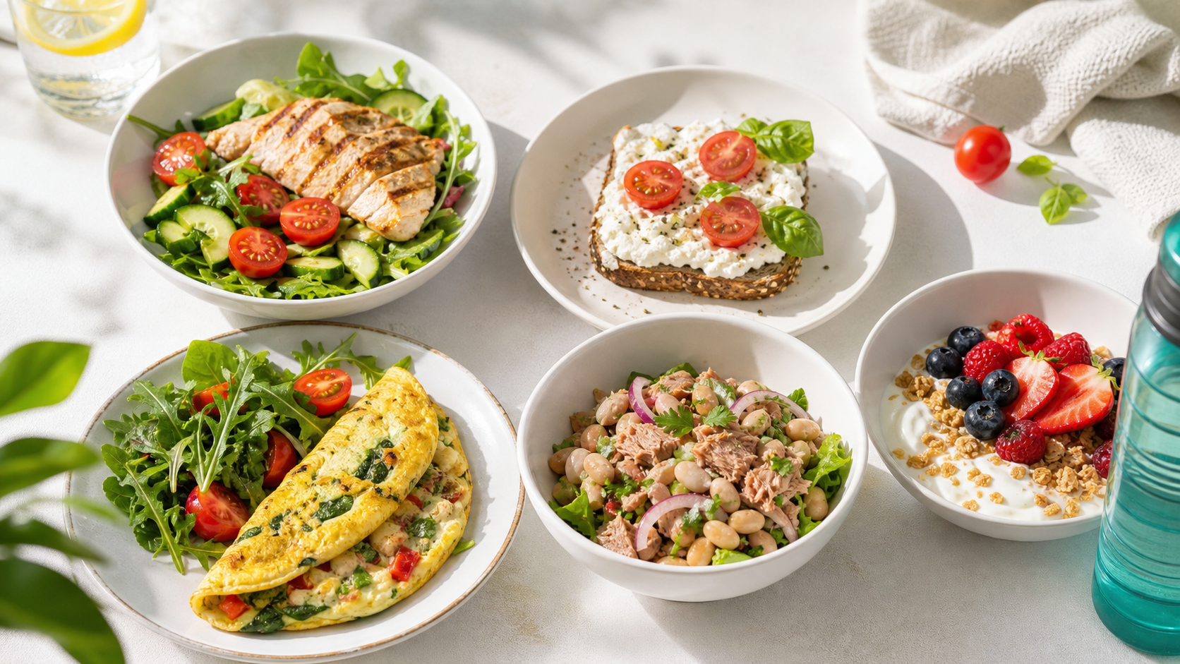 Cena leggera post-allenamento estivo: 5 idee sotto le 400 kcal